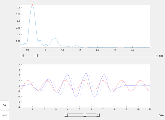 Code for measurement of VR delay
