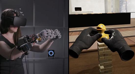 Haptic experiment showcased at Oculus connect 5