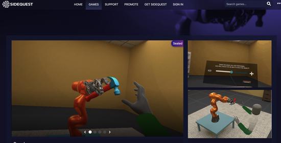 Prendo, grasping in VR experiment